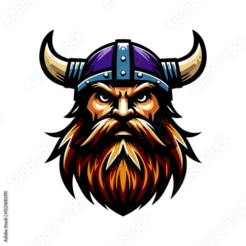 Viking Warrior Portrait: Norse Mythology, Ancient Scandinavian Hero, Powerful and Fearless Legend
