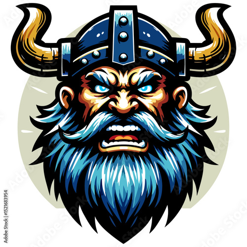 Furious Viking Warrior Portrait: Norse Mythology, Legend, and History