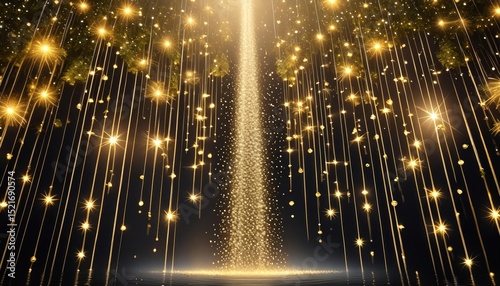 Elegant Golden Background Perfect for Luxurious and Stylish Designs