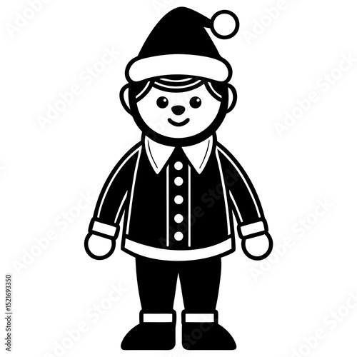cartoon character of man