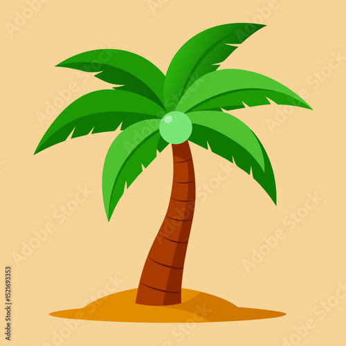 palm tree vector illustration