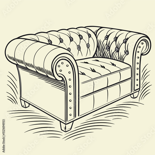 bed with pillows vector