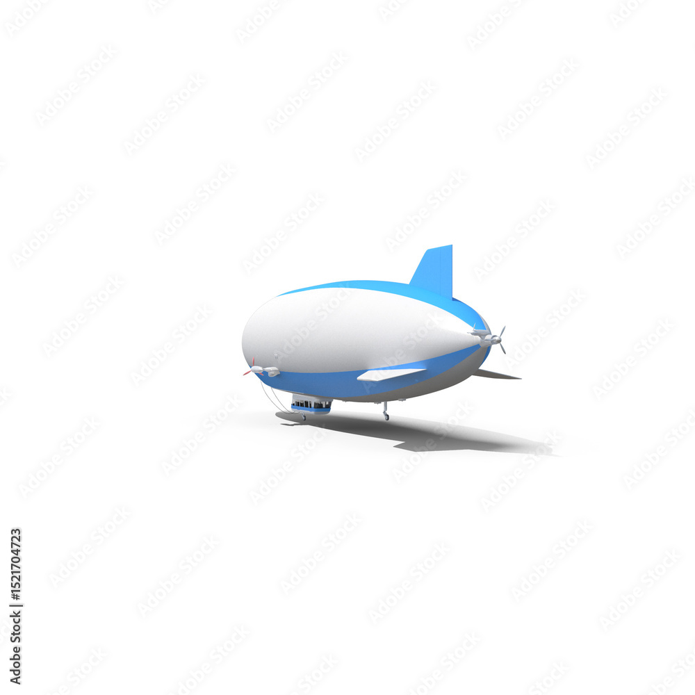 Obraz premium Grounded Giant in Blue and White