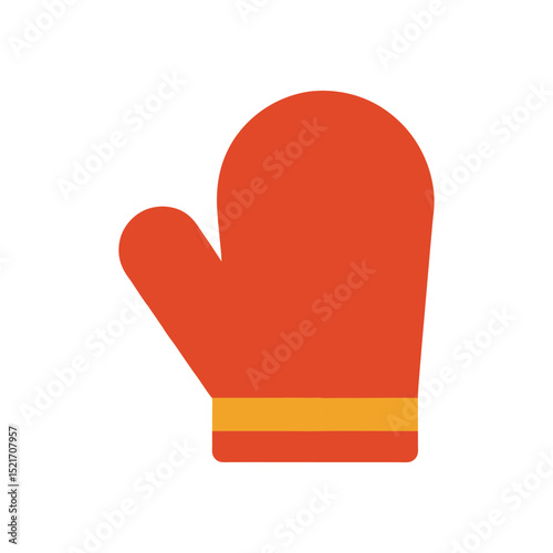 oven glove vector