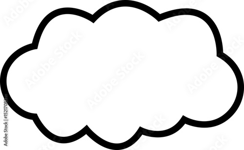 Cloud icon. Blue sky cloud vector isolated on transparent light blue background. Cartoon weather illustration. Fluffy nature environment symbol for web and app.