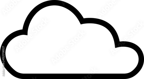 Cloud icon. Blue sky cloud vector isolated on transparent light blue background. Cartoon weather illustration. Fluffy nature environment symbol for web and app.