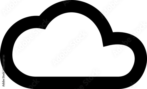 Cloud icon. Blue sky cloud vector isolated on transparent light blue background. Cartoon weather illustration. Fluffy nature environment symbol for web and app.