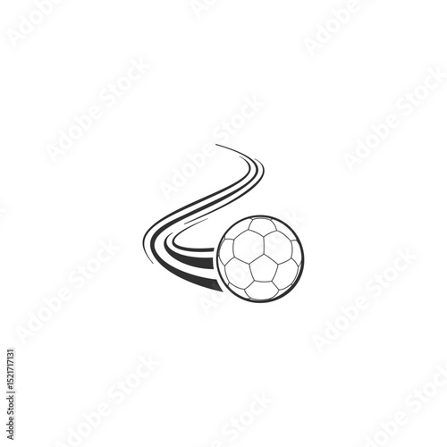 soccer ball Icon flat vector design