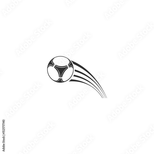 Football shot Icon flat vector design