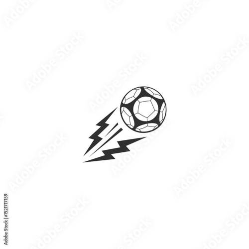 Football shot Icon flat vector design