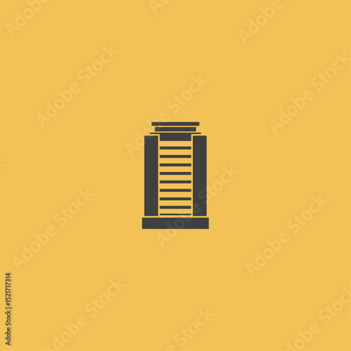 Building flat vector design