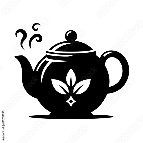 Teapot Silhouette for Tea and Hospitality Design