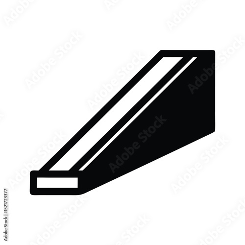 Ramp Icon Vector in Flat Clean Style