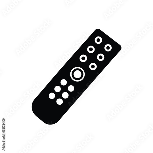 Remote Control Icon Vector in Flat Clean Style