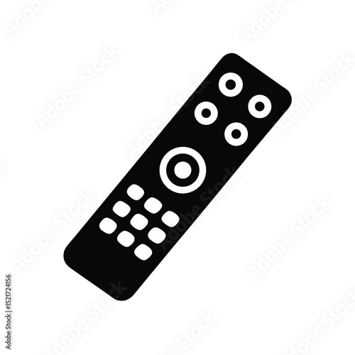 Remote Control Icon Vector in Flat Clean Style