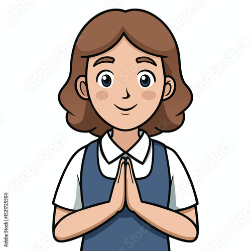 social worker woman making a comforting gesture