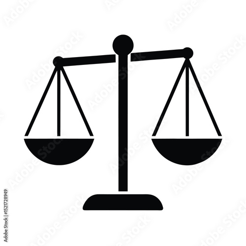 Scale Icon Vector in Flat Clean Style