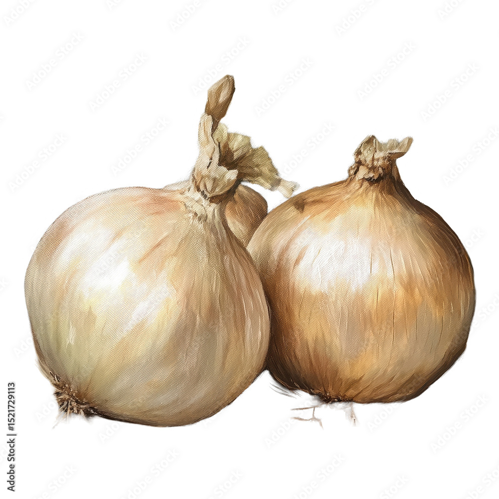 Fototapeta premium Vidalia onions arranged on a rustic wooden surface showcasing their natural beauty and unique shape, Vidalia onions