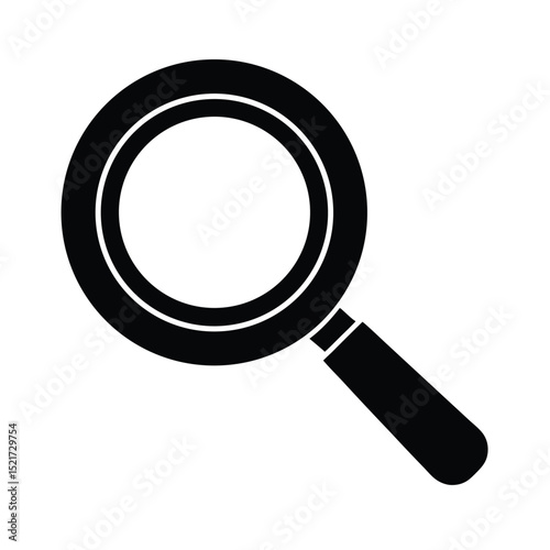 Search Icon Vector in Flat Clean Style