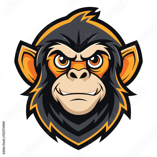 gorilla logo esport and gaming vector mascot design