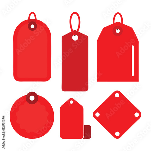 set of price tags