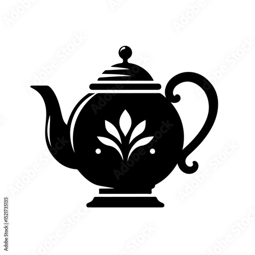 Teapot Silhouette for Tea and Hospitality Design