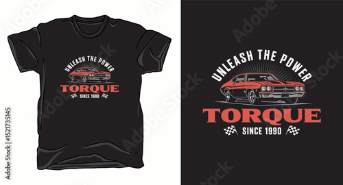 Torque graphic vector t-shirt design print