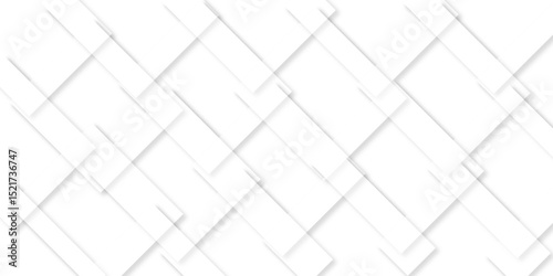 White floor tiles abstract layers smooth 3d shadow vector design wallpaper