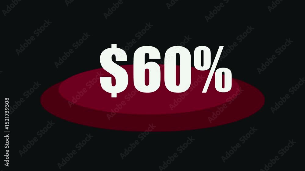 Graphic Stock 4k Video. dolar Counter Animation.Animated Money Counter from 0 to 100 usd dolar.
