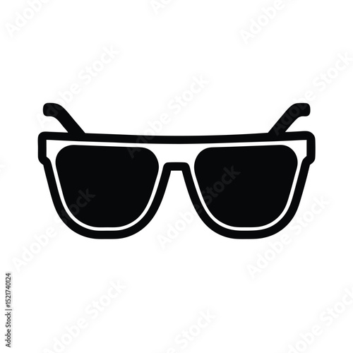 Sunglasses Icon Vector in Flat Clean Style
