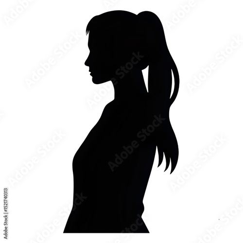 silhouette of a woman