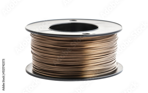 Silver colored wire is shown in a close up