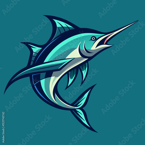 vector illustration of a fish