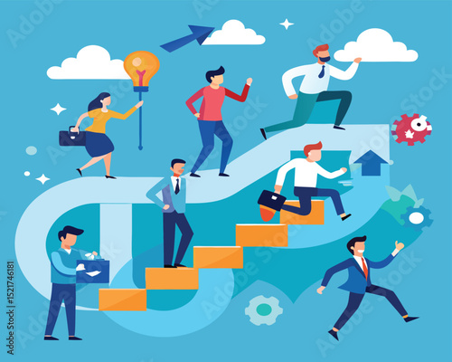 Team Running Toward Shared Vision | Chasing Success Together With Common Goals