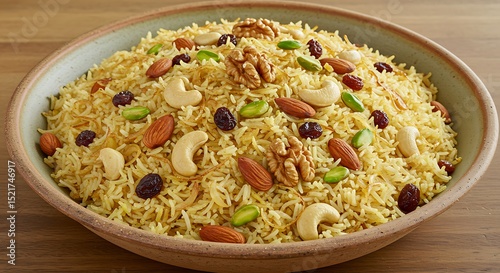 Arabian Rice with Nuts and Raisins