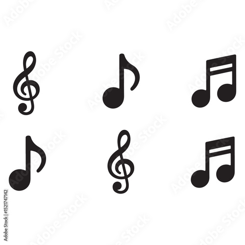 Musical Notes and Elements for Music Notation