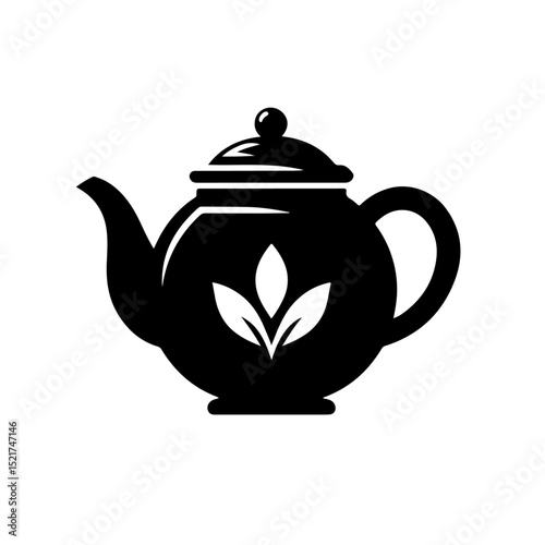 Teapot Silhouette for Tea and Hospitality Design