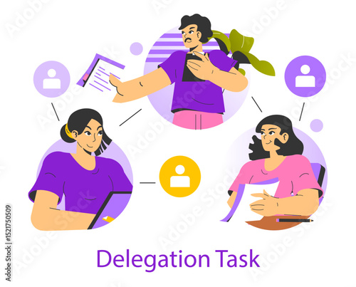 Intuitive Operation. Flat Vector Illustration