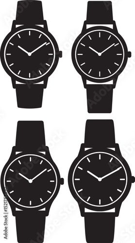 Classic Hand Watch icon vector illustration