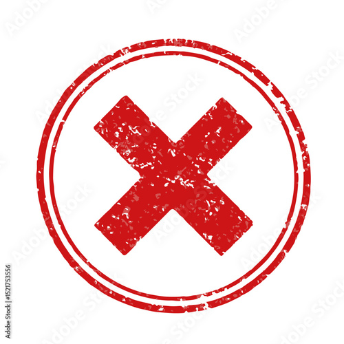 seal cross icon stamp frame vector on white background
Vector seal on white background