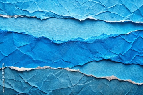 Wallpaper Mural An aged, torn blue grunge paper texture offers a vintage backdrop for your design Torontodigital.ca