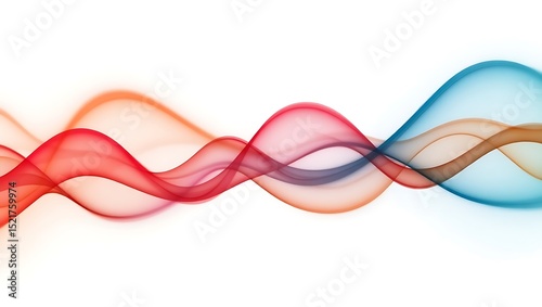 abstract digital background with flowing, semi-transparent waves in shades. smooth, curved lines