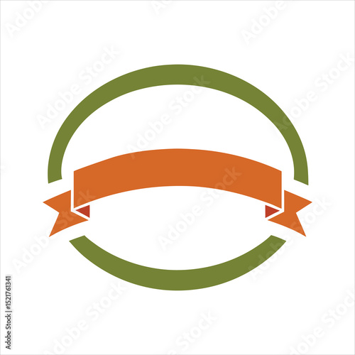  Elliptical Border and Banner Vector Clipart