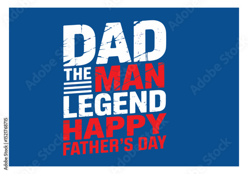 fathers day text illustration for t shirt design