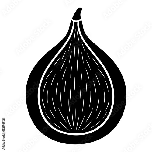 red onion isolated on white background