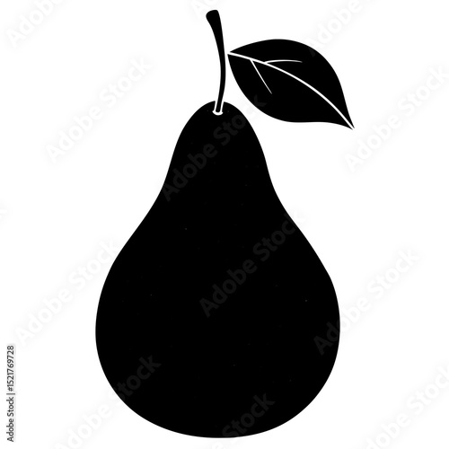pear isolated on white background