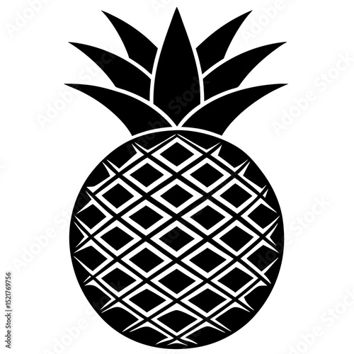 vector illustration of pineapple