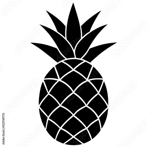 vector pineapple isolated