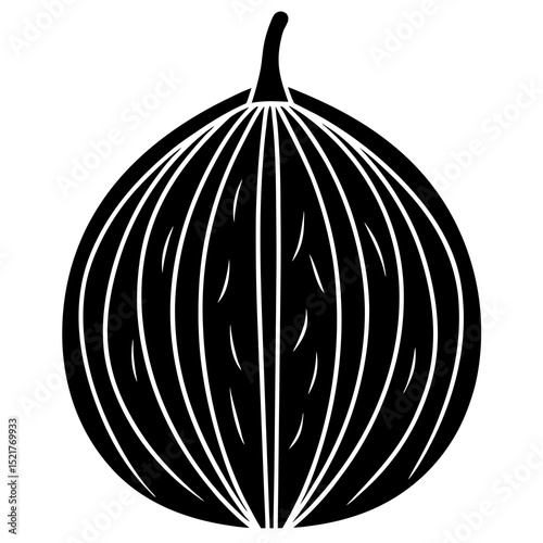 onion isolated on white background