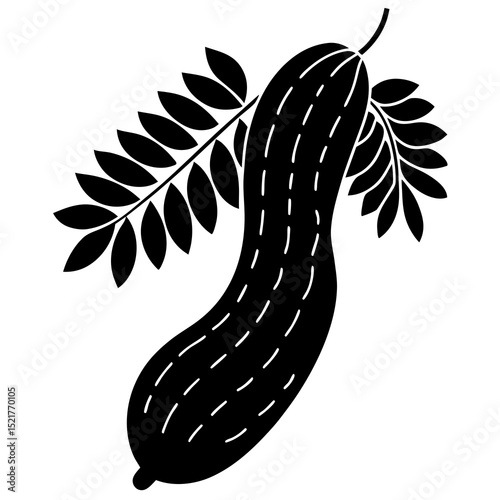 vector illustration of a caterpillar